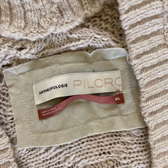 Anthropologie Pilcro Cardigan with Pink Red Stripes - Picture 2 of 4